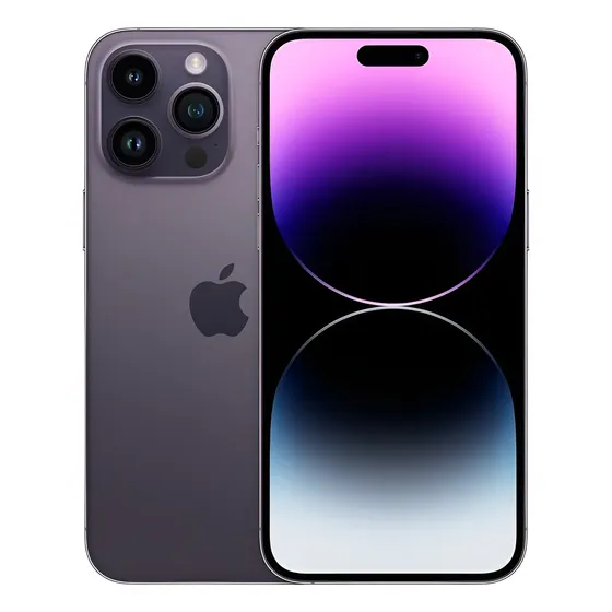 iPhone 14 Pro Max (sólo eSIM) 128 GB morado oscuro - Excelente (Reacondicionado)