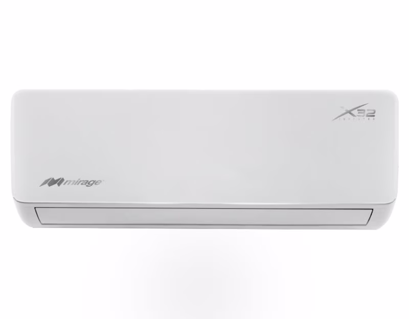 Aire Minisplit Inverter X32 1 ton (12,000 btu) 110v Solo Frío Mirage INVERTER X32