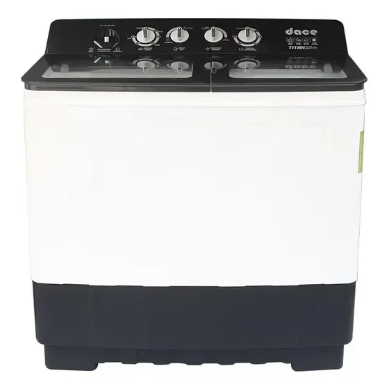 Lavadora Dace Doble Tina Ls28131pcbn 28 Kg Blanca Blanco/negro
