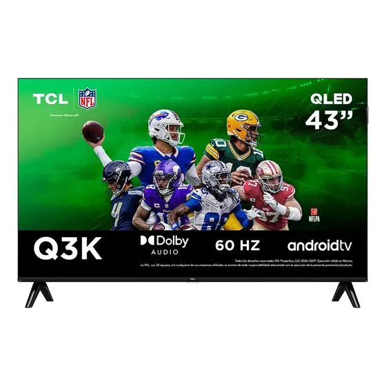 Televisor Q3K QLED 43" Negro Tcl