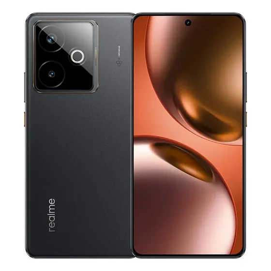 Celular Realme Gt 7t 5g 12 Gb Ram 512 Gb Rom Ltpo Amoled 6.8 pulgadas 120hz Mediatek Dimensity 8400 Max 50mp Imx 896 Ois Cámara 7000mah Versión México Negro