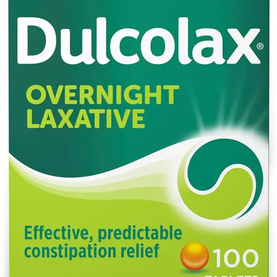 Dulcolax Overnight Laxative 100 Tabletas | Laxante Nocturno Con Bisacodilo Para Alivio Del Estreñimiento Y Tránsito Intestinal, Evacuación Intestinal Y Bienestar Digestivo