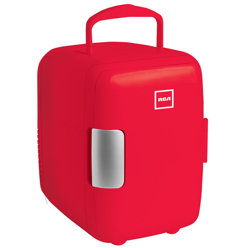 Mini Frigobar RC-4R RCA Motor Silencioso Capacidad 4 Lt RCA Potencia 8/45 Watts Rojo