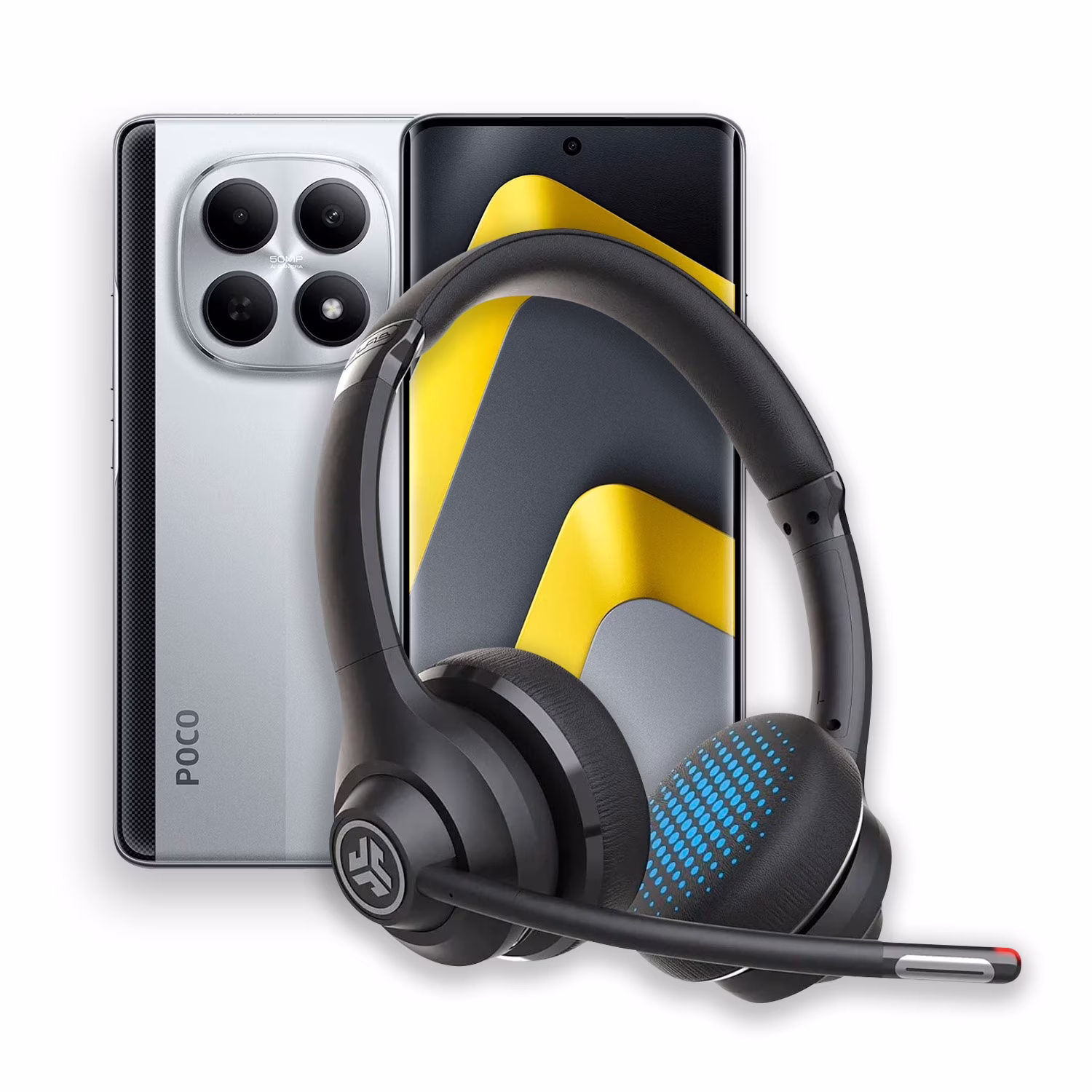 Smartphone Xiaomi Poco M8 5G 8+256 GB Plata+Audifonos Desbloqueado