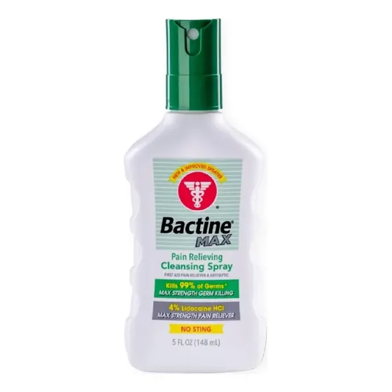 Bactine Spray Tattoo Tatuaje Piercing Anestesia Germicida
