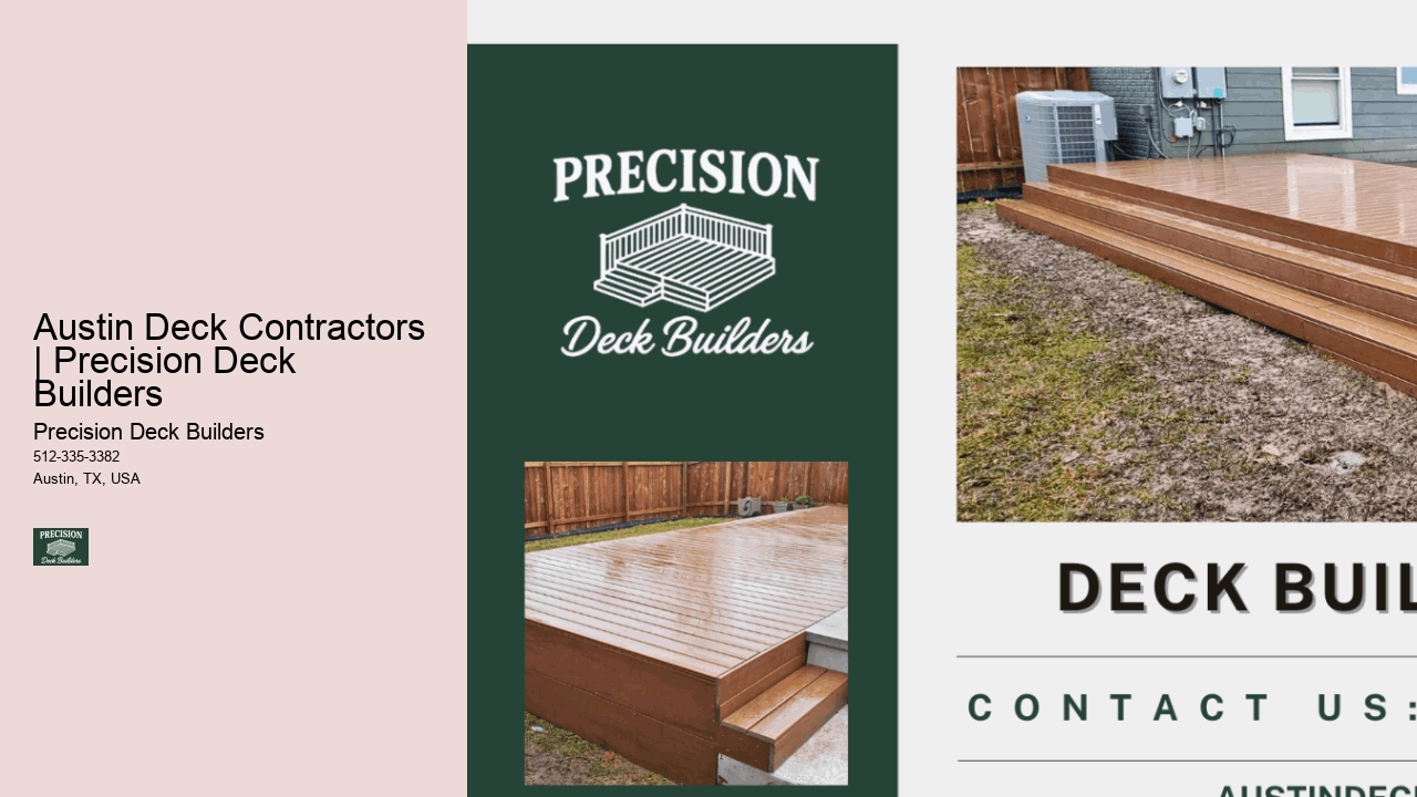 Austin Deck Contractors  | Precision Deck Builders