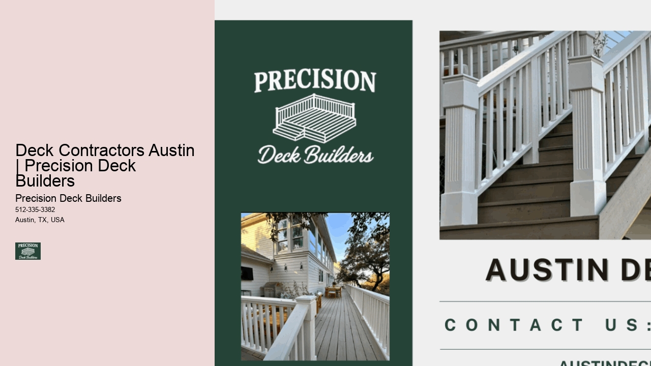 Deck Contractors Austin  | Precision Deck Builders