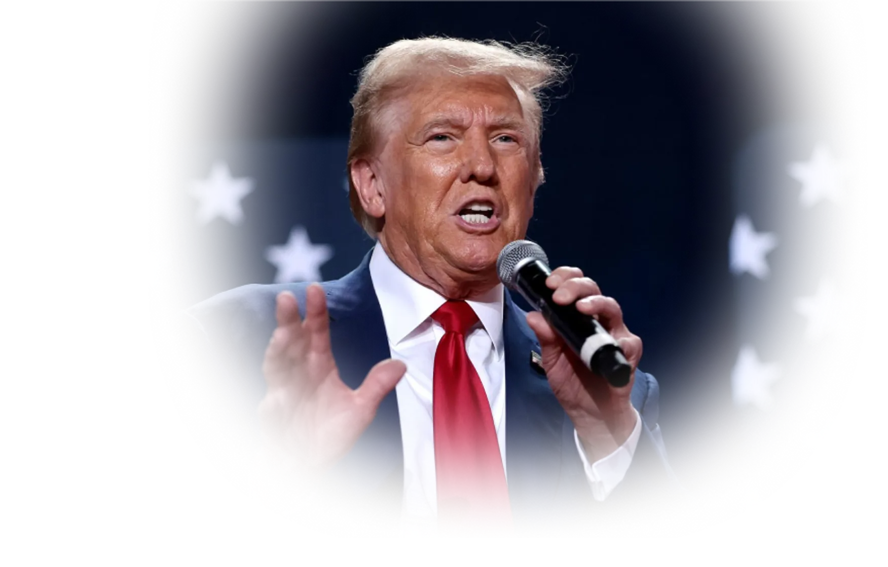 Trump lobby background