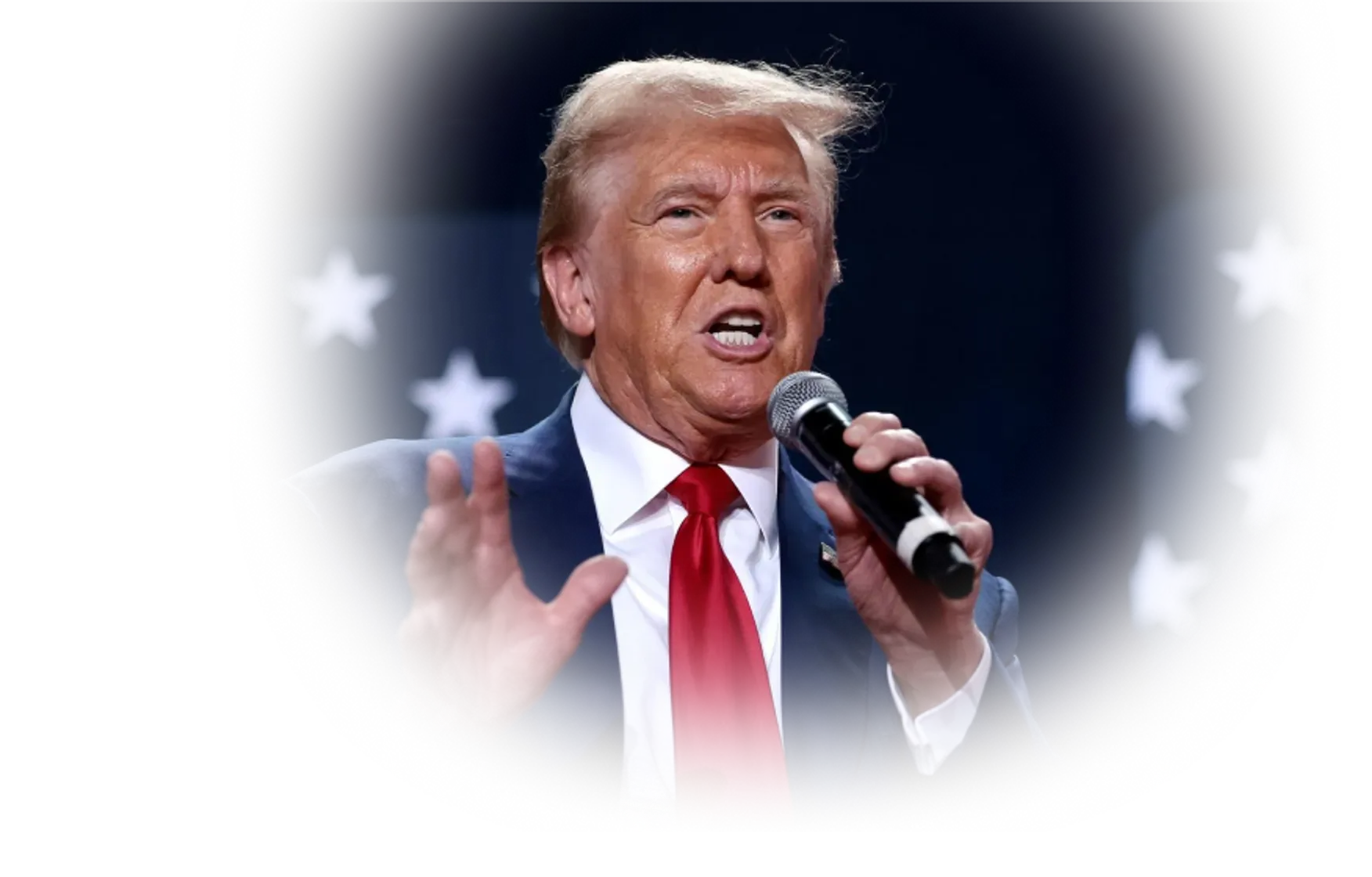 Trump lobby background