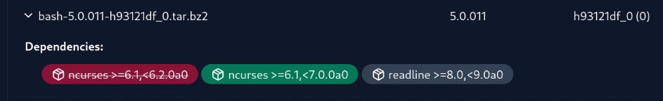 Numpy package variant