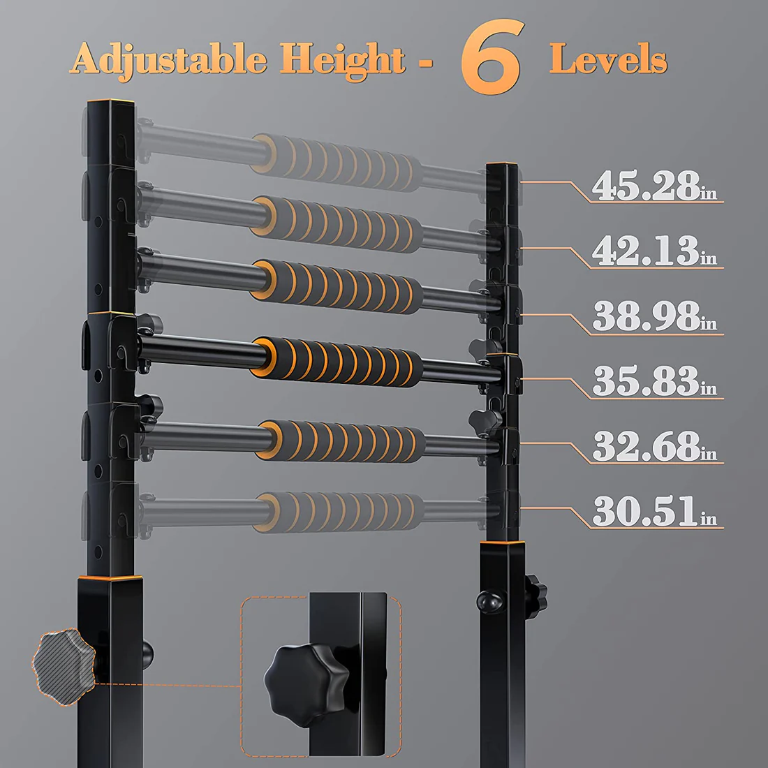 FLYBIRD Adjustable Parallel Dip Bar