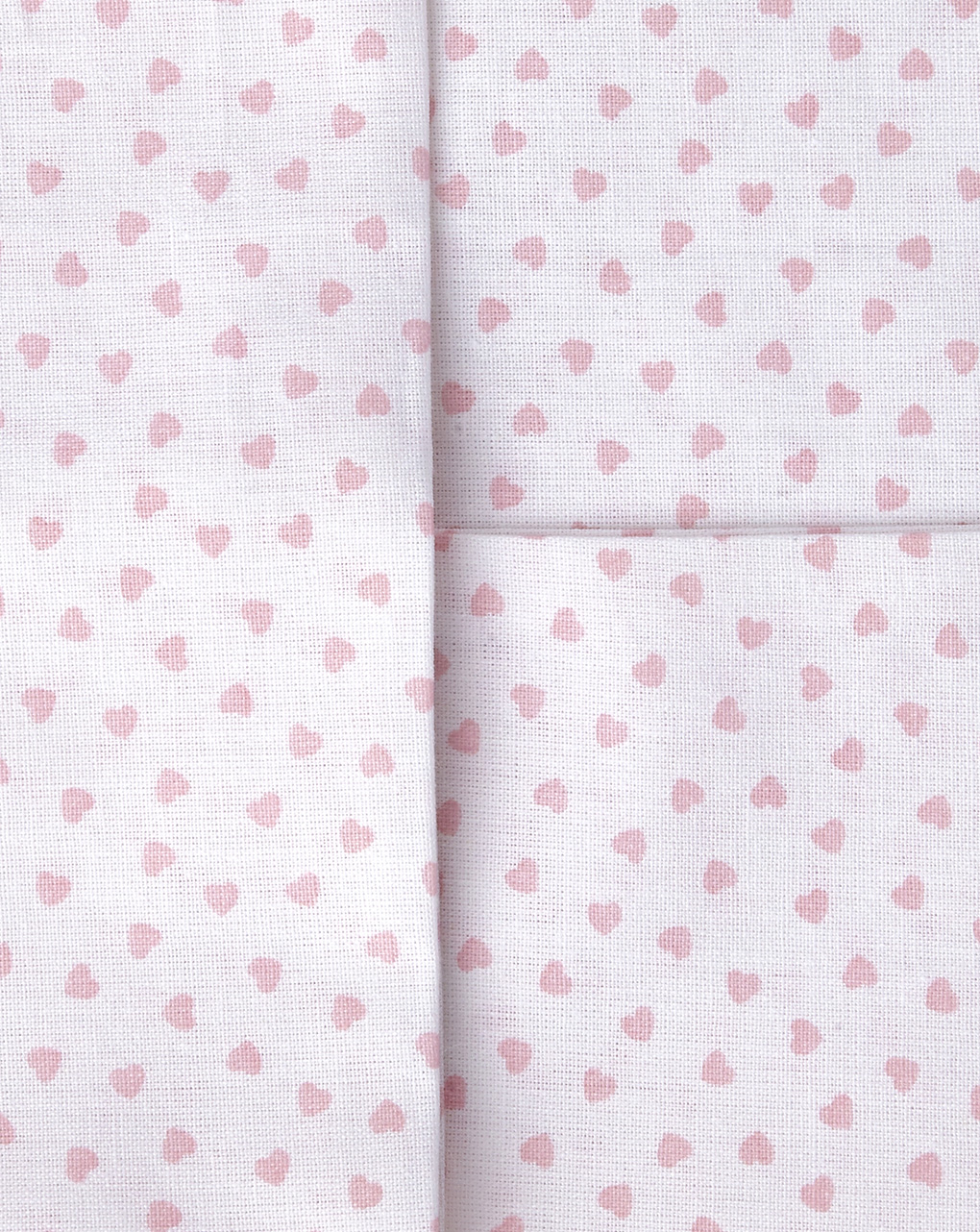 Juego de sábanas 2pz minicuna/capazo corazones rosas - Prénatal