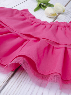 Falda de volantes rosa chillón - Prénatal