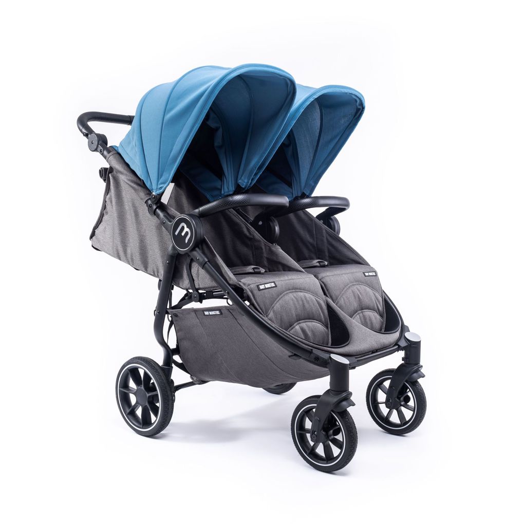 Silla gemelar easy twin 4 chasis negro con atlantic color pack - Baby Monsters