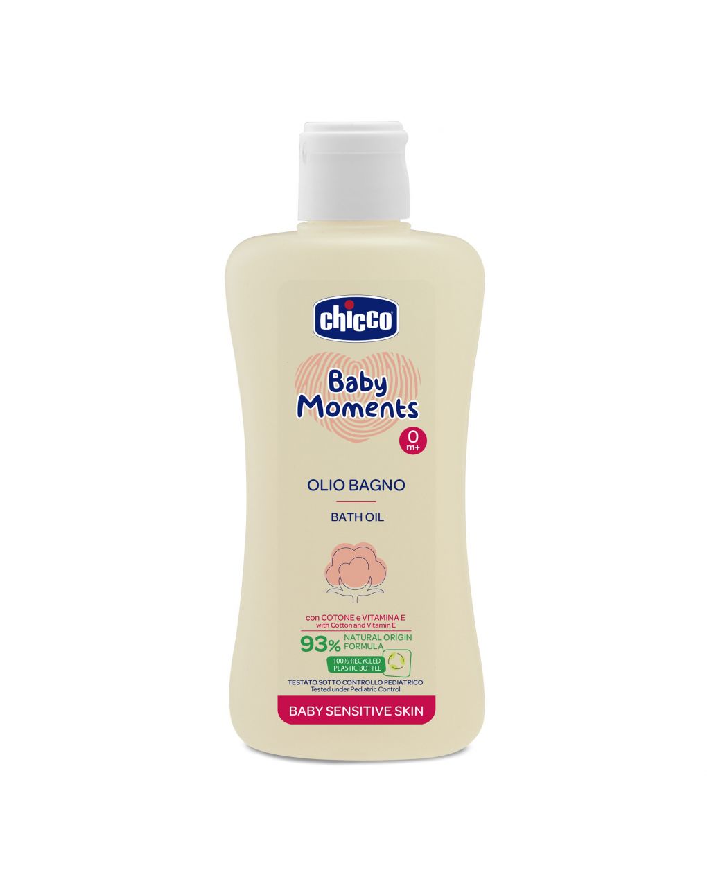 Aceite baño chicco baby moments sensitive skin - Chicco