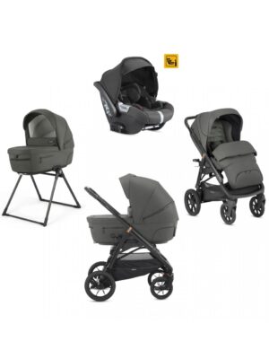 Aptica xt system quattro con silla de auto darwin infant i-size - color charcoal grey - Inglesina