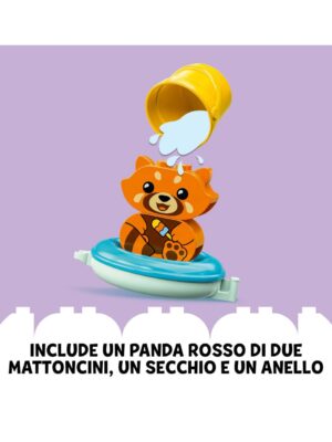 Duplo - hora del baño: panda rojo flotante - 10964 - LEGO