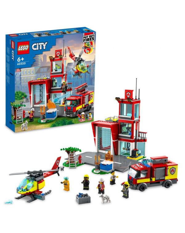 Lego city fire - estación de bomberos - 60320 - LEGO