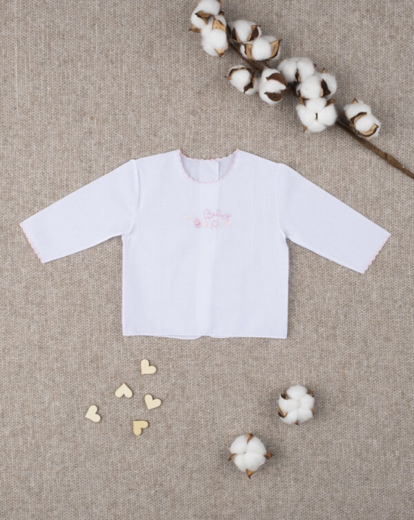 Camisa de niña bebé rosa - Prénatal