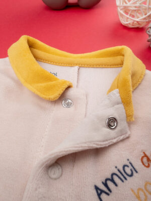 Pelele de chenilla multicolor para bebé - Prénatal