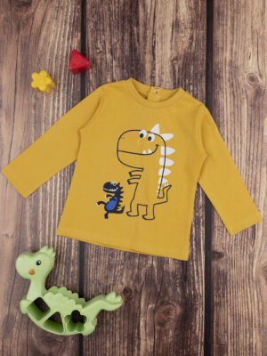 Camiseta infantil amarilla 'dinosaurios' - Prénatal