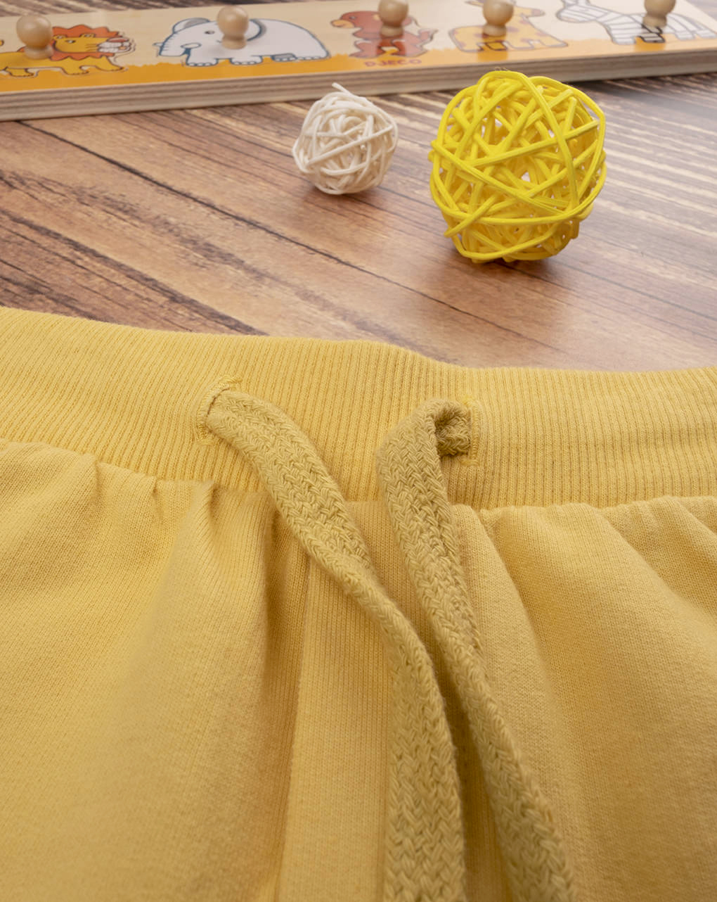 Pantalone french terry bimbo giallo - Prénatal