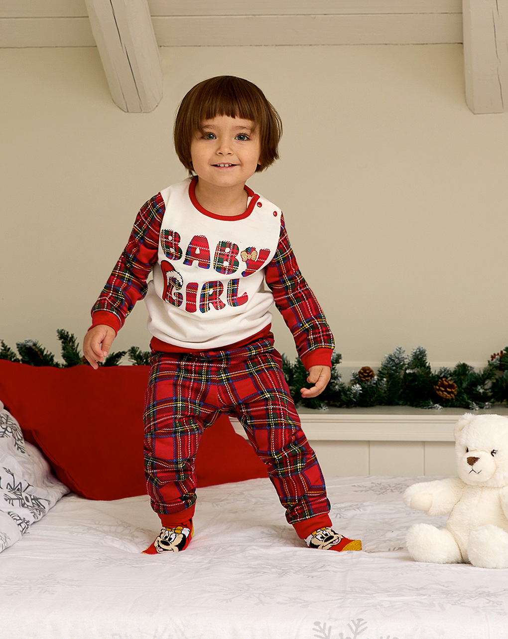 Pijama de Navidad bebé niña - Prénatal Store Online