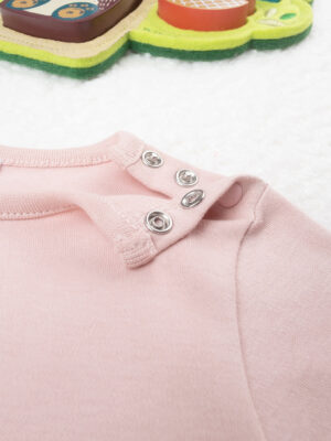 Pijama rosa para niña de peluche - Prénatal