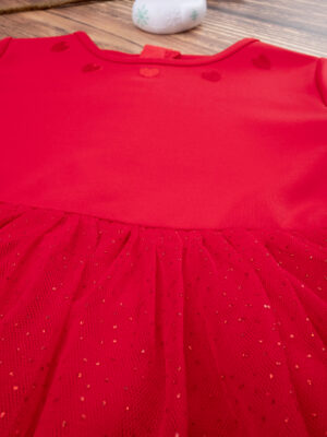 Vestido de bebé de tul rojo - Prénatal
