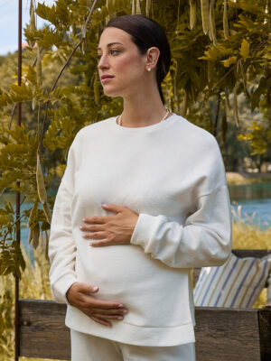 Jersey de maternidad blanco - Prénatal