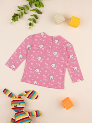 Camiseta niña rosa "little cute" - Prénatal