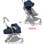 Kit recién nacido  capazo blando 0m+ azul air france – babyzen yoyo² + Pack color silla azul air france