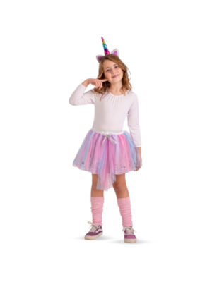 Conjunto de disfraz de unicornio para niña - falda y diadema (3+ años) - carnival toys - CAT