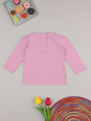Camiseta bimba "fiori" rosa - Prénatal