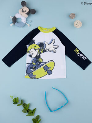 Camiseta bimbo "mickey mouse" nera/gialla - Prénatal