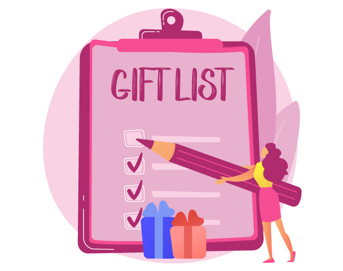 Crea todas las list gift que quieras