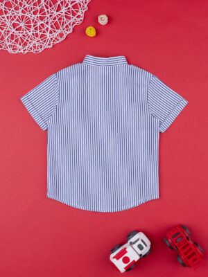 Elegante camisa de rayas de media manga para niño - Prénatal