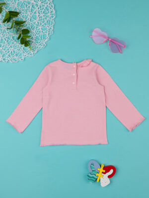 Camiseta manga larga niña rosa oeko-tex - Prénatal