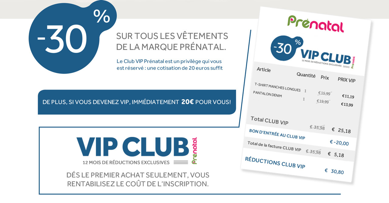Vip Club - Prenatal France