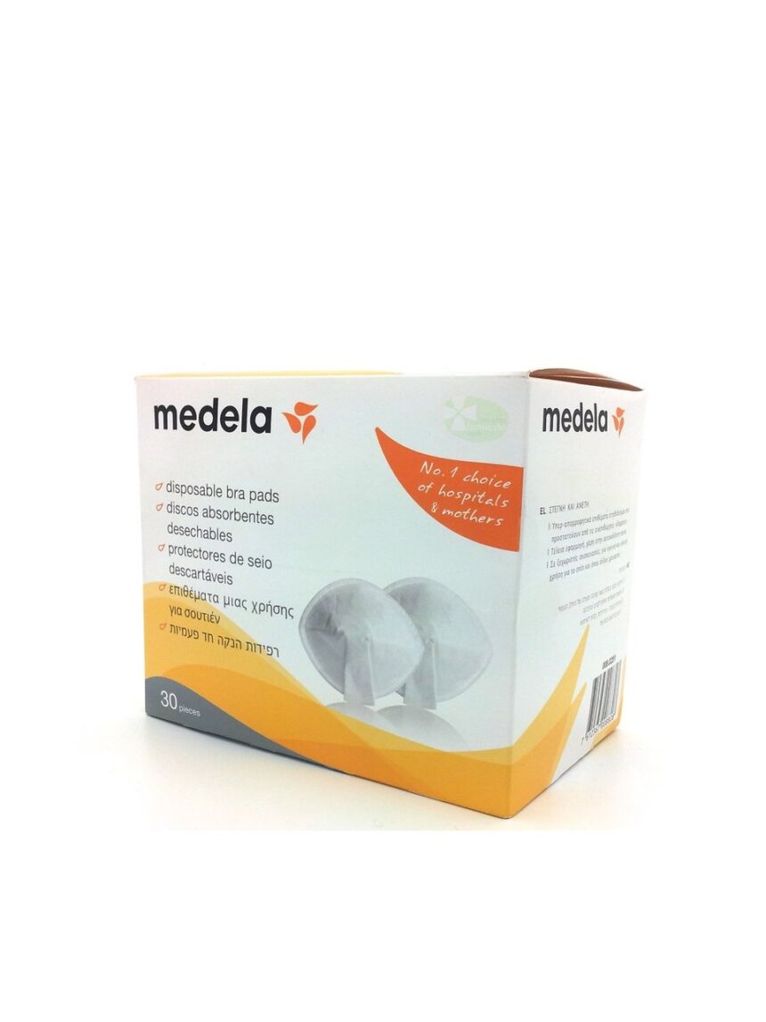 Medela επιθέματα στήθους  safe & dry™  30 tεμ. - Medela