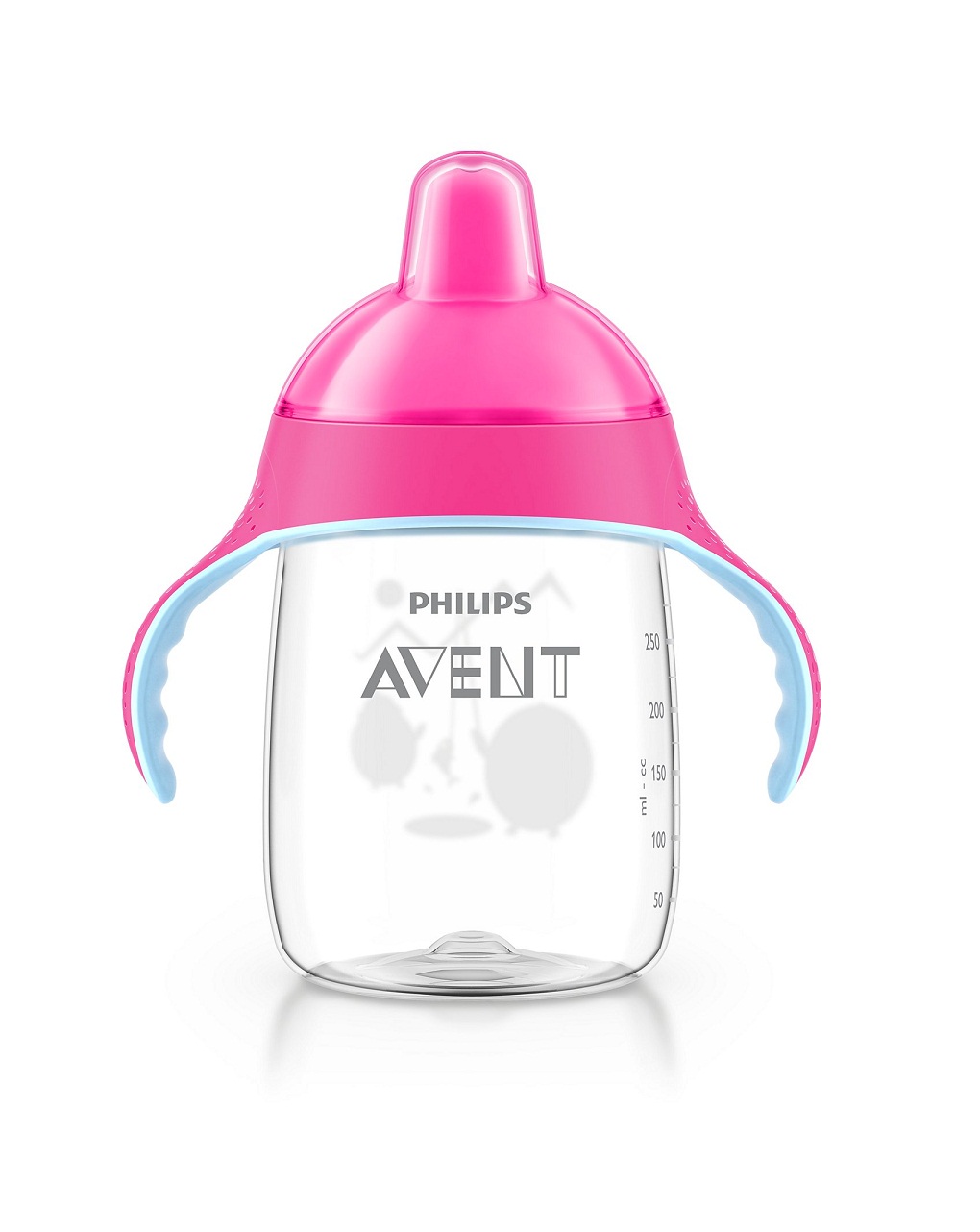 ποτήρι με στόμιο 340ml ροζ - Philips Avent