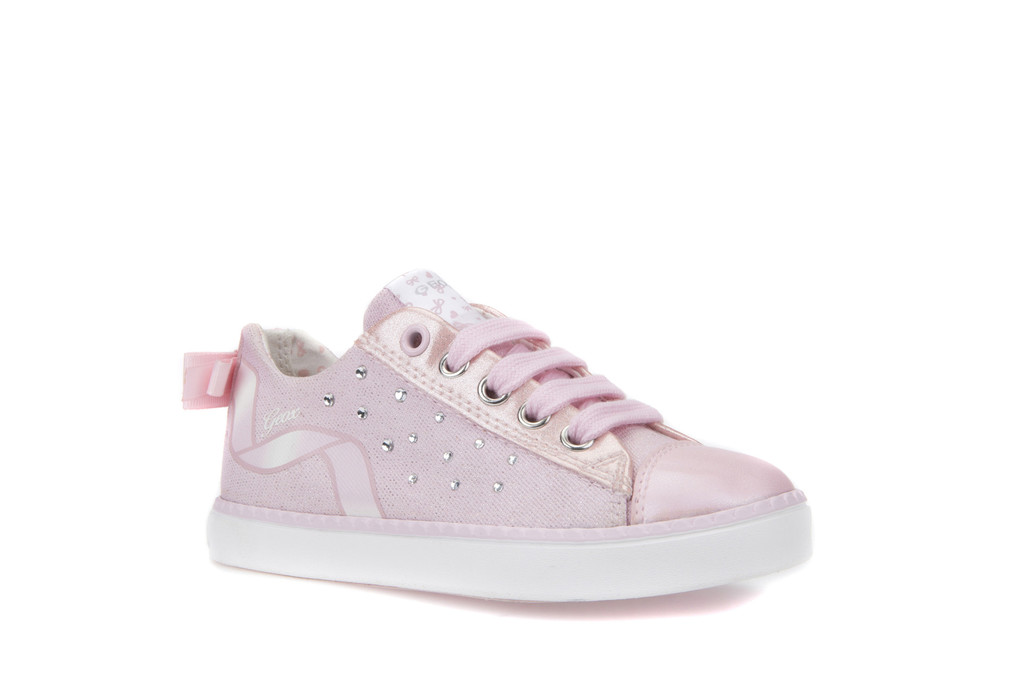 Sneakers geox jr ciak girl pink μεγ.24-27 για κορίτσι - Geox