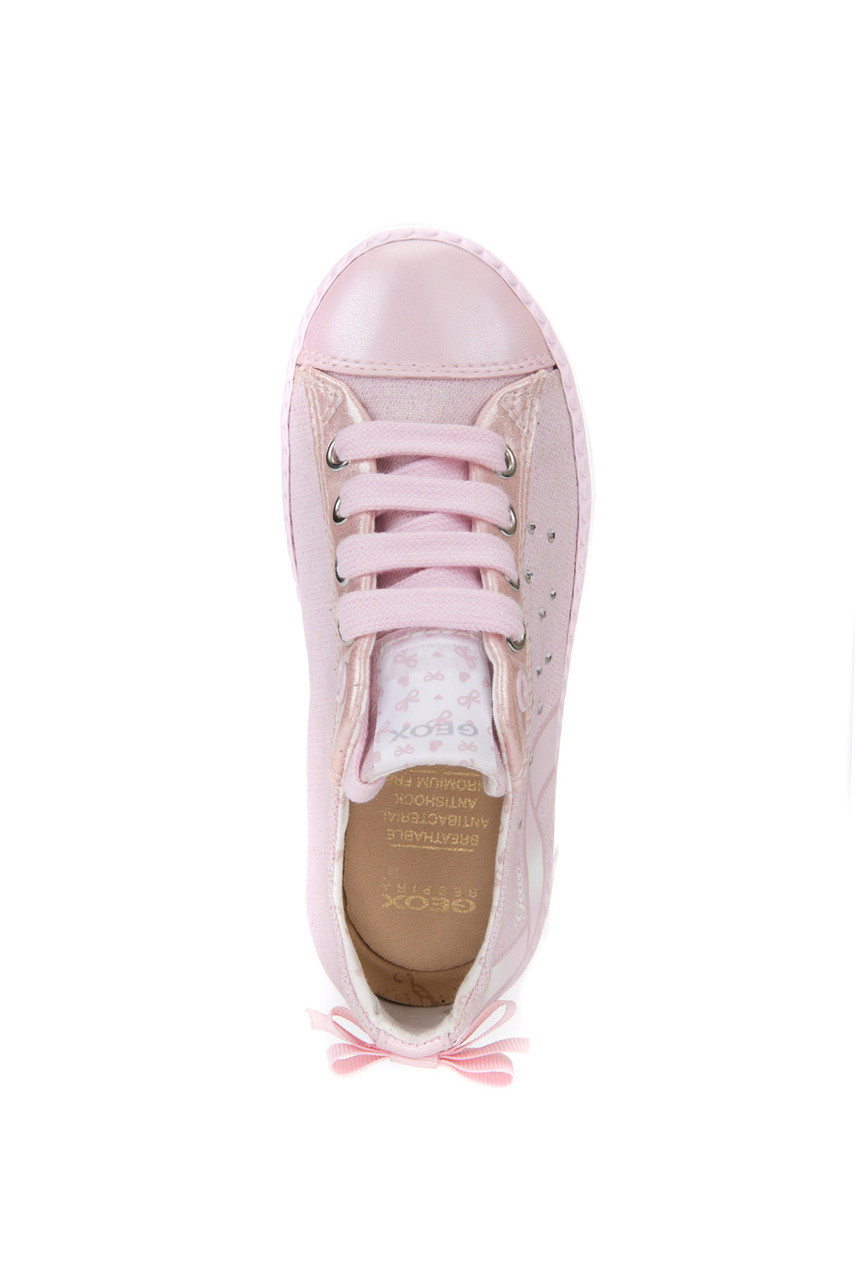 Sneakers geox jr ciak girl pink μεγ.28-32 για κορίτσι - Geox