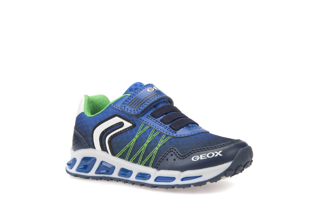 Sneakers j shuttle boy navy/royal μεγ.28-32 - Geox