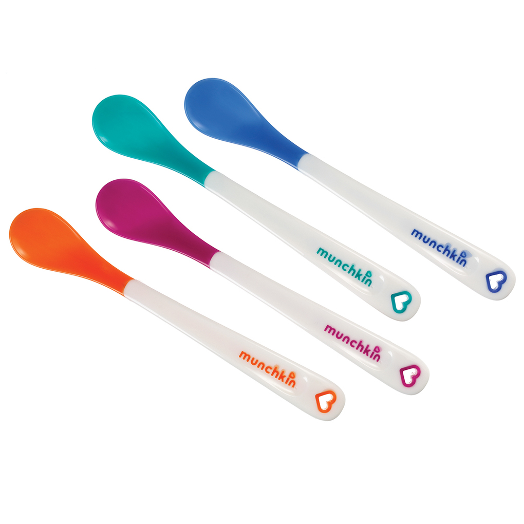 κουταλακια munchkin 4 white hot safety spoons - Munchkin