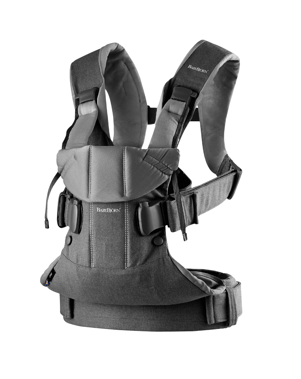 μαρσιποσ baby carrier one denim grey/dark grey co