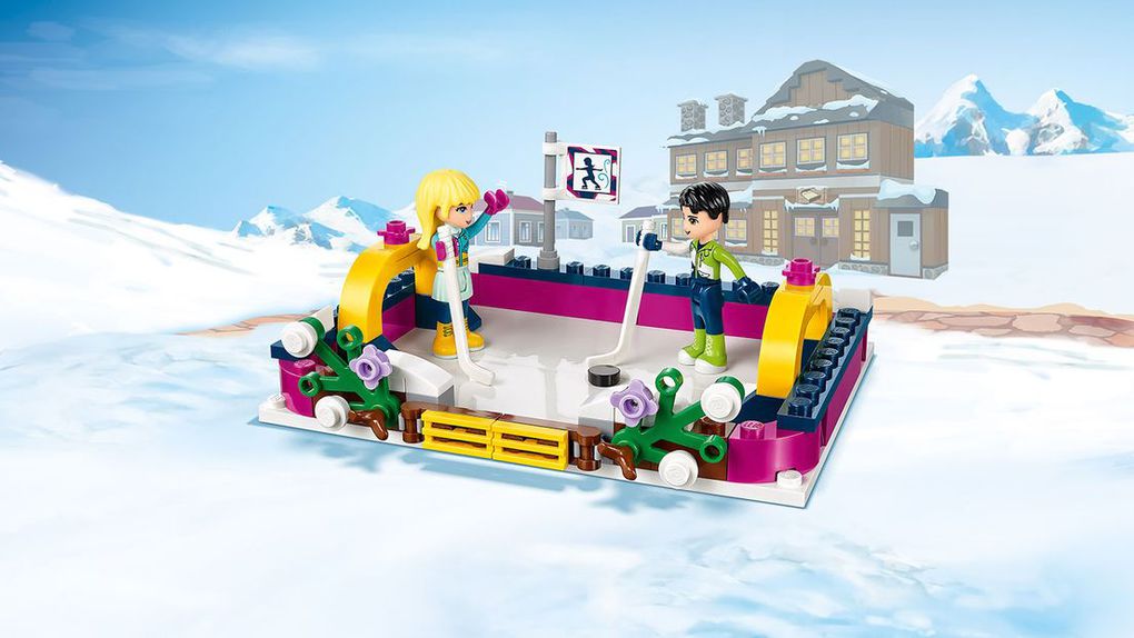 Lego friends παγοδρομιο στο χειμερινο θερετρο - Lego