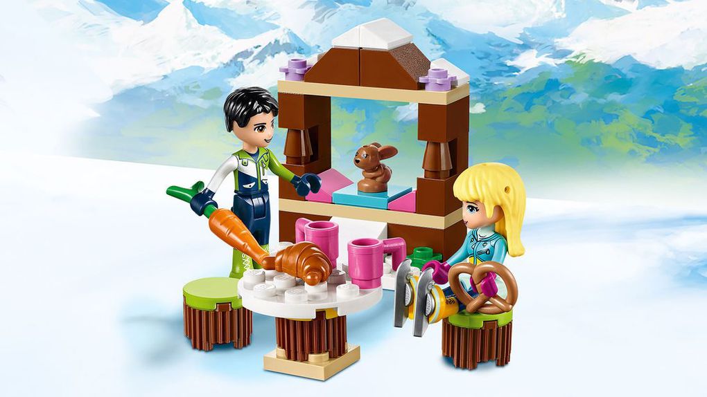 Lego friends παγοδρομιο στο χειμερινο θερετρο - Lego