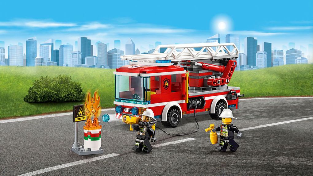 Lego city πυροσβεστικο φορτηγο με σκαλα - Lego