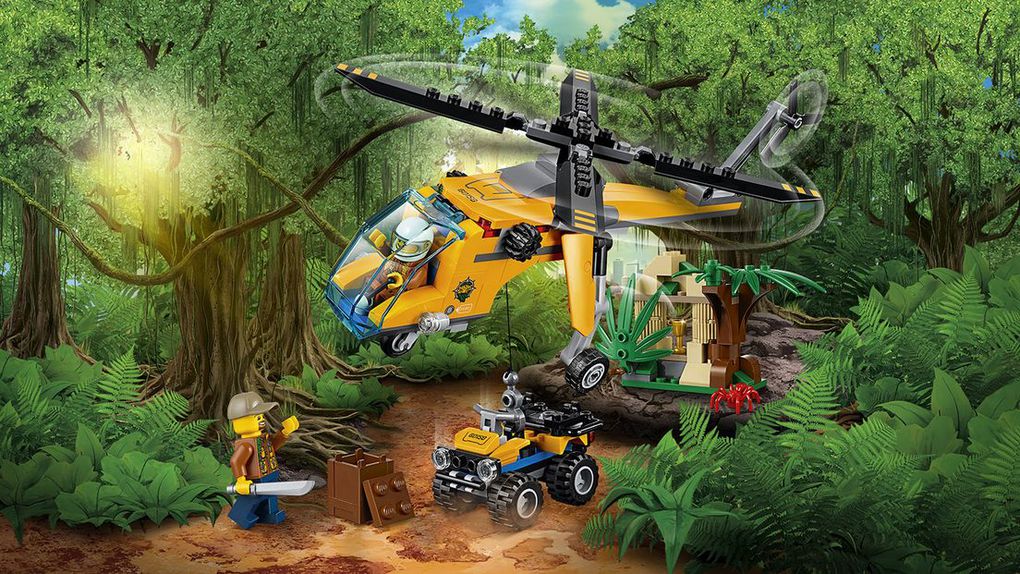 Lego city μεταφορικο ελικοπτερο τησ ζουγκλασ - Lego